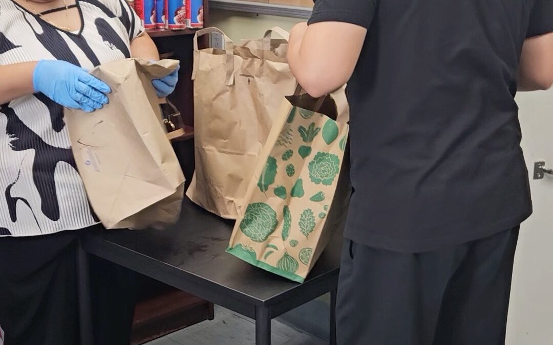 Groceries to Pack, a Team to Work With: BB’s First Food Drive at DCRC